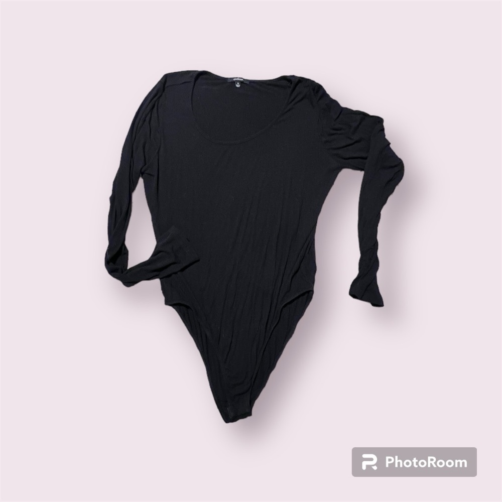 Black bodysuit.